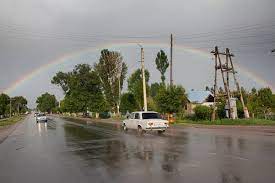 بارندگی در آسیای مرکزی 